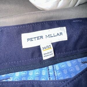 PETER MILLAR Performance 5 Pocket Core Pant in Navy Blue Size 34x32 casual work